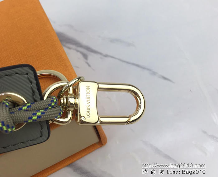 路易威登LV 頂級原單 18秋冬男士系列 M63238 灰花掛飾 Light Infinity Dragonne包飾與鑰匙扣  ydh1019
